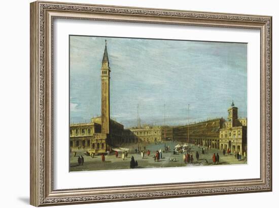 The Piazza San Marco, Venice Looking West-Francesco Guardi-Framed Giclee Print