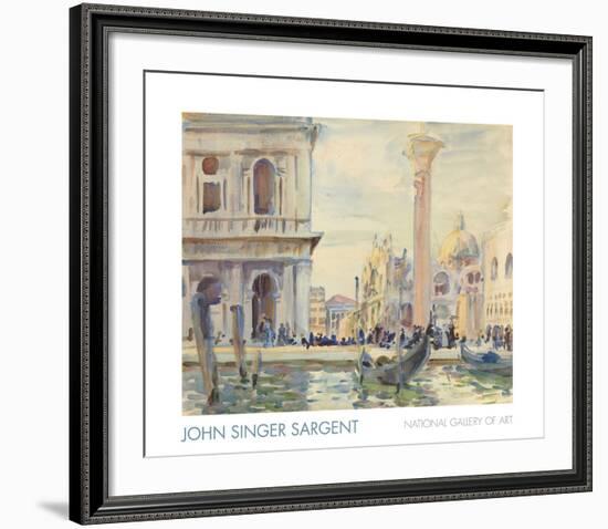 The Piazzetta, c. 1911-John Singer Sargent-Framed Art Print