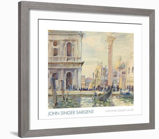 The Piazzetta, c. 1911-John Singer Sargent-Framed Art Print