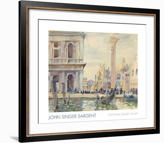 The Piazzetta, c. 1911-John Singer Sargent-Framed Art Print