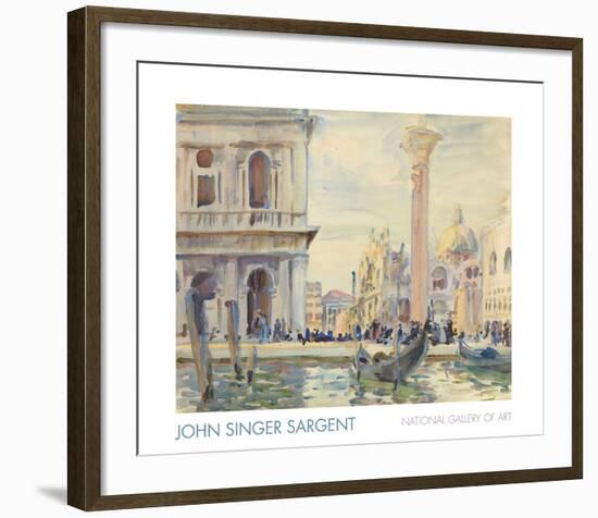 The Piazzetta, c. 1911-John Singer Sargent-Framed Art Print