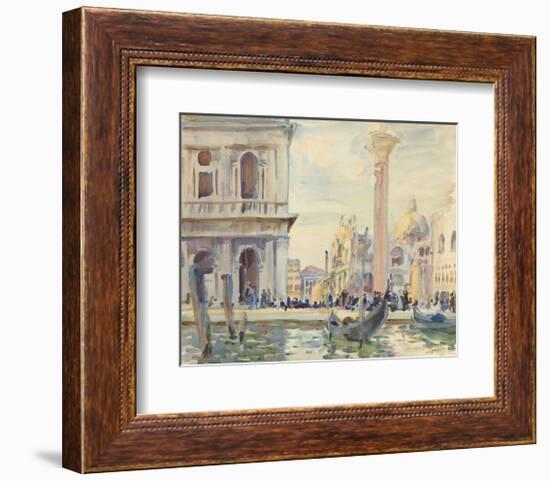 The Piazzetta, c. 1911-John Singer Sargent-Framed Art Print