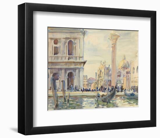 The Piazzetta, c. 1911-John Singer Sargent-Framed Art Print