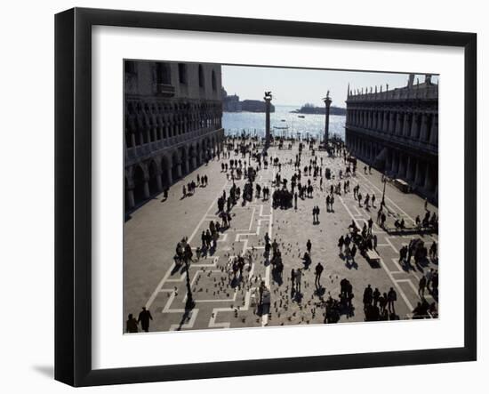 The Piazzetta, Venice, Veneto, Italy-Michael Jenner-Framed Photographic Print