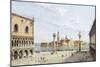 The Piazzetta, Venice, with San Giorgio Maggiore Beyond-Antonietta Brandeis-Mounted Giclee Print