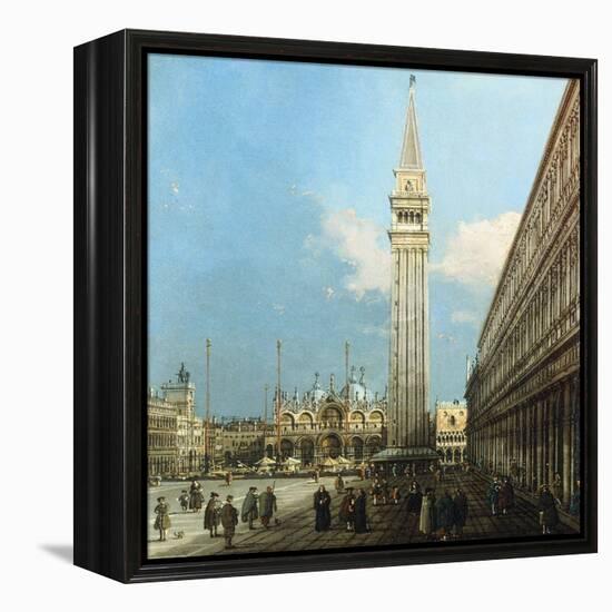 The Piazzetta, Venice, with the Bacino Di S. Marco and the Isola Di S. Giorgio Magiore-Canaletto-Framed Premier Image Canvas