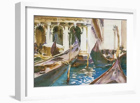 The Piazzetta, Venice-John Singer Sargent-Framed Giclee Print