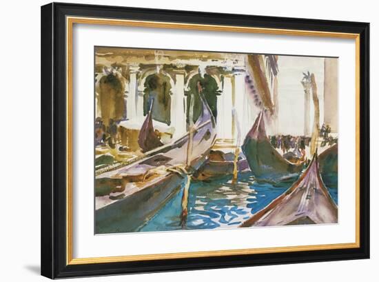 The Piazzetta, Venice-John Singer Sargent-Framed Giclee Print