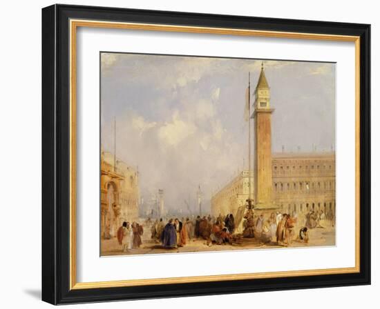 The Piazzetta, Venice-Edward Pritchett-Framed Giclee Print