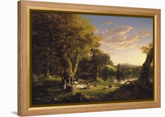 The Pic-Nic, 1846-Thomas Cole-Framed Premier Image Canvas