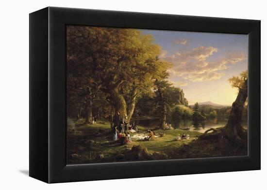 The Pic-Nic, 1846-Thomas Cole-Framed Premier Image Canvas