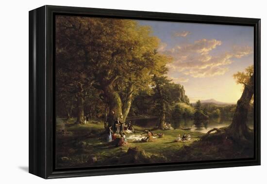 The Pic-Nic, 1846-Thomas Cole-Framed Premier Image Canvas