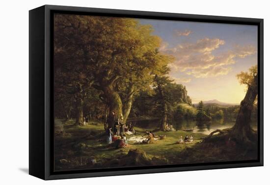 The Pic-Nic, 1846-Thomas Cole-Framed Premier Image Canvas