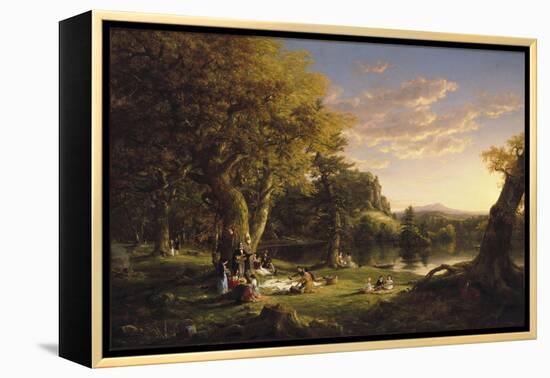 The Pic-Nic, 1846-Thomas Cole-Framed Premier Image Canvas