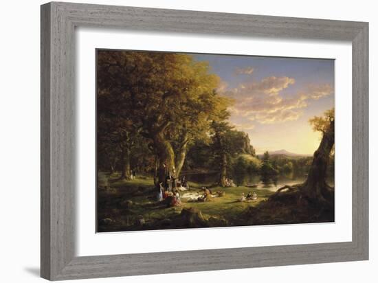 The Pic-Nic, 1846-Thomas Cole-Framed Giclee Print