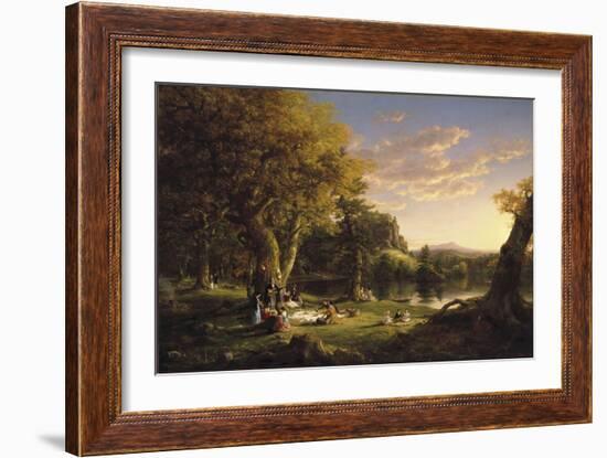 The Pic-Nic, 1846-Thomas Cole-Framed Giclee Print