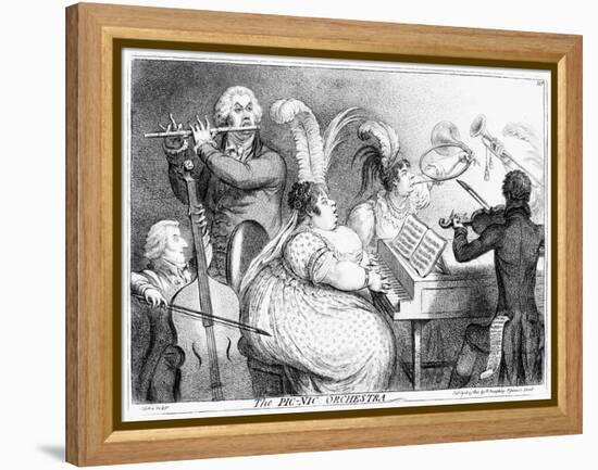 The Pic-Nic Orchestra, James Gilray, 1802-James Gillray-Framed Premier Image Canvas