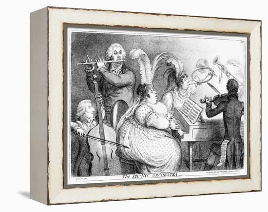 The Pic-Nic Orchestra, James Gilray, 1802-James Gillray-Framed Premier Image Canvas