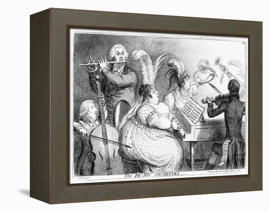 The Pic-Nic Orchestra, James Gilray, 1802-James Gillray-Framed Premier Image Canvas