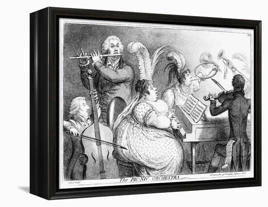 The Pic-Nic Orchestra, James Gilray, 1802-James Gillray-Framed Premier Image Canvas