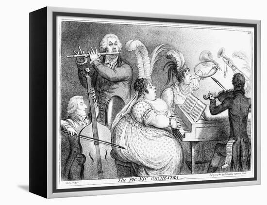 The Pic-Nic Orchestra, James Gilray, 1802-James Gillray-Framed Premier Image Canvas