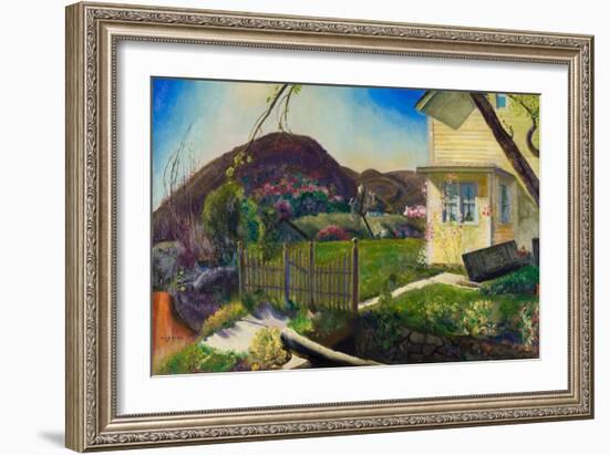 The Picket Fence, 1924-George Wesley Bellows-Framed Giclee Print