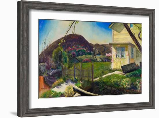 The Picket Fence, 1924-George Wesley Bellows-Framed Giclee Print