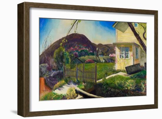 The Picket Fence, 1924-George Wesley Bellows-Framed Giclee Print