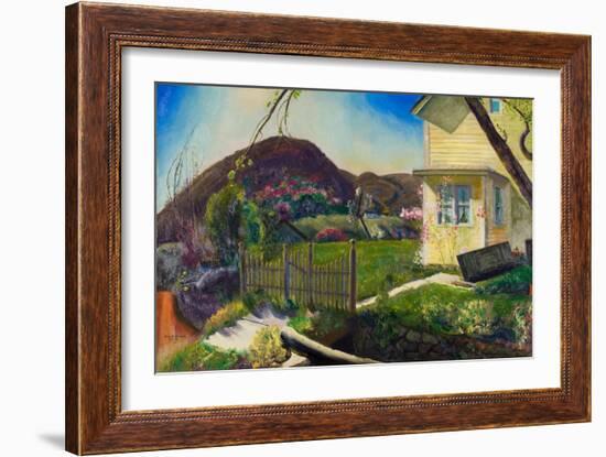 The Picket Fence, 1924-George Wesley Bellows-Framed Giclee Print