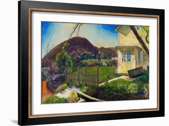 The Picket Fence, 1924-George Wesley Bellows-Framed Giclee Print