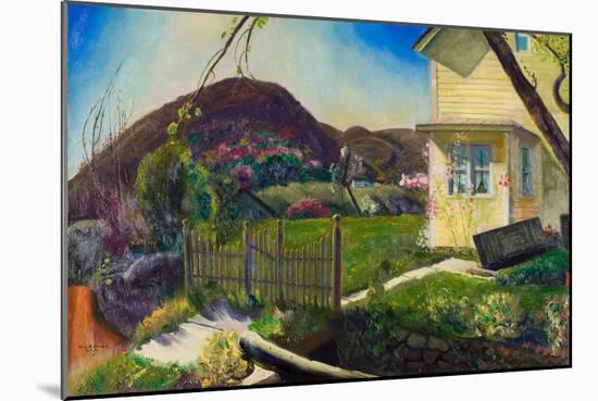 The Picket Fence, 1924-George Wesley Bellows-Mounted Giclee Print