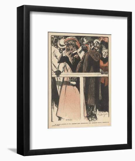 The Pickpocket at the Races-null-Framed Art Print