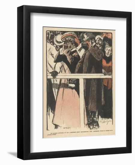 The Pickpocket at the Races-null-Framed Art Print