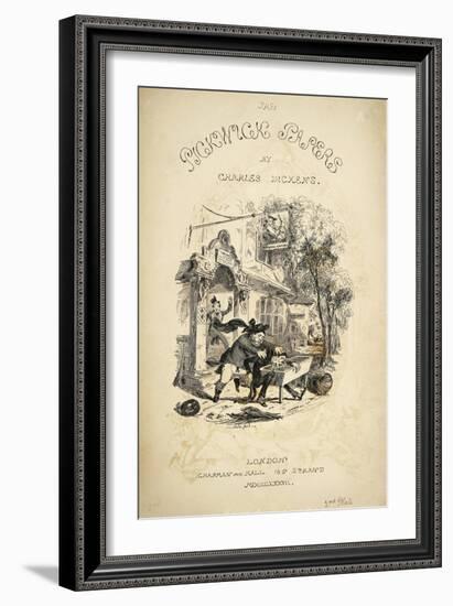 The Pickwick Papers, Novel-Charles Dickens-Framed Giclee Print