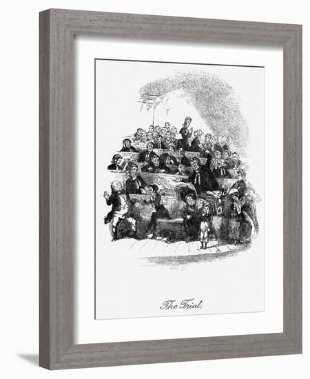 'The Pickwick papers' --Hablot Knight Browne-Framed Giclee Print