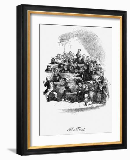 'The Pickwick papers' --Hablot Knight Browne-Framed Giclee Print