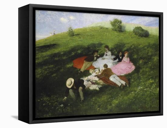 The Picnic, 1873-Paul von Szinyei-Merse-Framed Premier Image Canvas