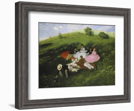 The Picnic, 1873-Paul von Szinyei-Merse-Framed Giclee Print