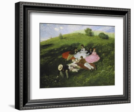 The Picnic, 1873-Paul von Szinyei-Merse-Framed Giclee Print