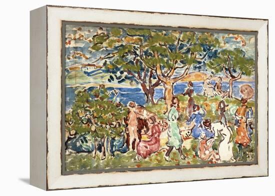 The Picnic, C.1912-15-Maurice Brazil Prendergast-Framed Premier Image Canvas