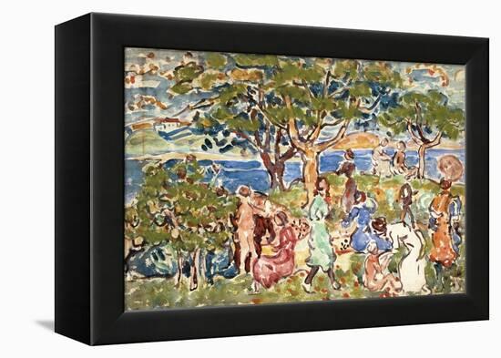 The Picnic, C.1912-15-Maurice Brazil Prendergast-Framed Premier Image Canvas