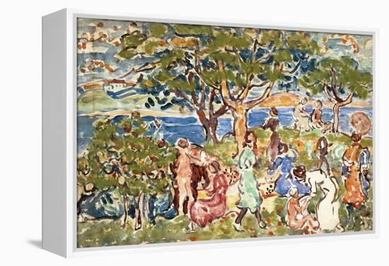 The Picnic, C.1912-15-Maurice Brazil Prendergast-Framed Premier Image Canvas