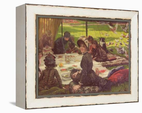 The Picnic, circa 1881-2-James Tissot-Framed Premier Image Canvas