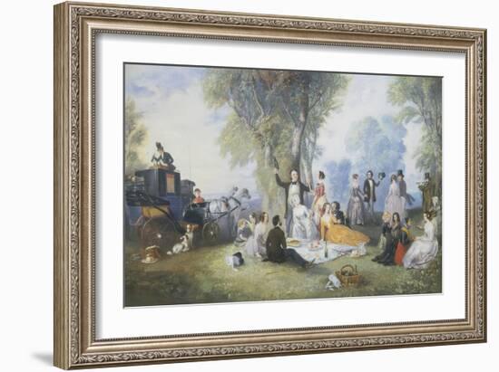 The Picnic-Henry Andrews-Framed Giclee Print