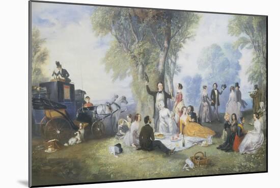 The Picnic-Henry Andrews-Mounted Giclee Print