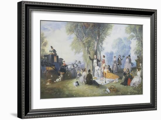 The Picnic-Henry Andrews-Framed Giclee Print