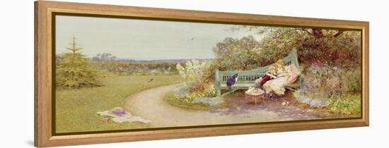 The Picture Book, 1903 (W/C on Paper)-Thomas James Lloyd-Framed Premier Image Canvas