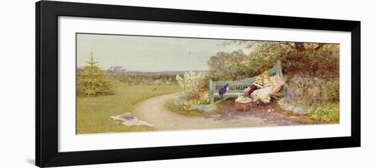 The Picture Book, 1903 (W/C on Paper)-Thomas James Lloyd-Framed Giclee Print