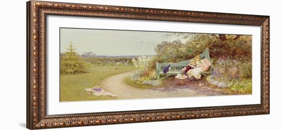 The Picture Book, 1903 (W/C on Paper)-Thomas James Lloyd-Framed Giclee Print