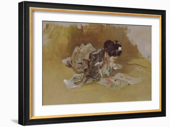 The Picture Book-Robert Frederick Blum-Framed Giclee Print